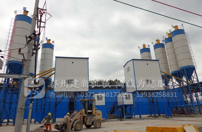 广西柳州双HZS120混凝土ky体育(中国)官方网站站案例