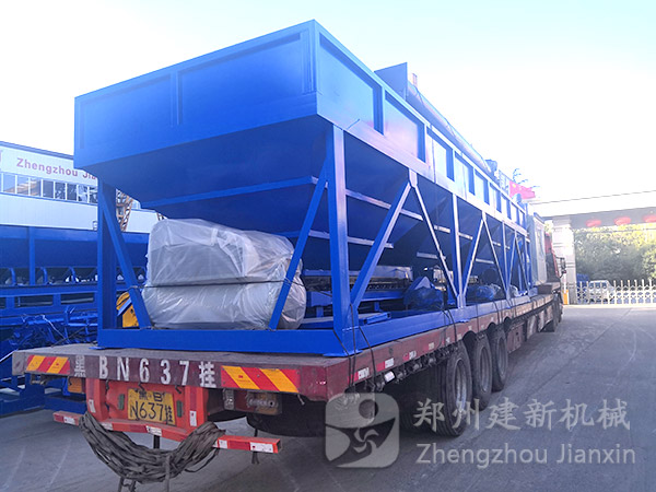 75型混凝土ky体育(中国)官方网站站装车完毕